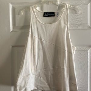 Adidas white womens top